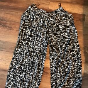 Wide leg dress pants
